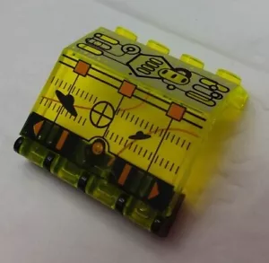 Lego 4625 Black Hinge with Neon Insectoids 1 X 4 Panel 1990's Original Space - Picture 1 of 8