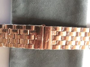 RELOJ PULSERA MICHELE URBAN + DECO XL ORO ROSA PLT 20MM - $700 DESCATALOGADO - Imagen 1 de 2