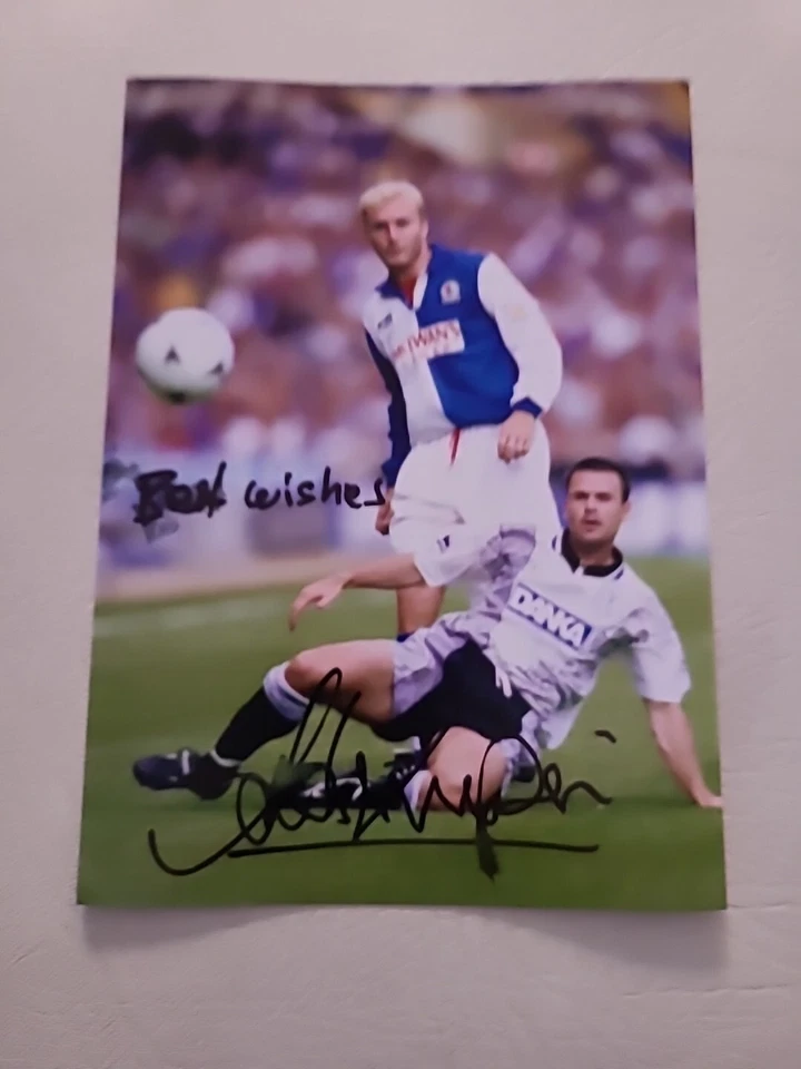 Andrers Limpar Everton Genuine Hand Signed 7x5 photo  Autograph - Image 1 of 1