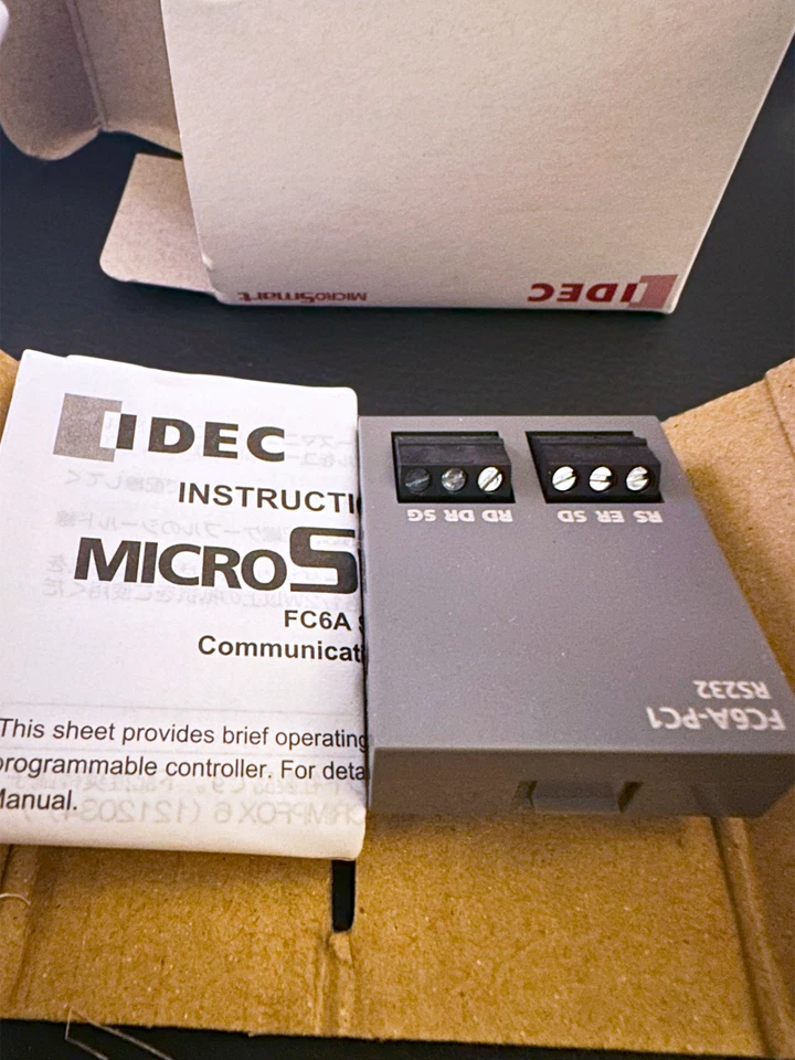 FC6A-PC1 IDEC MicroSmart PLC RS232C Communication Adapter 115.2 kbps 5m