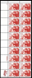 Scott #2011 Aging Together Plate Block of 20 Stamps - MNH P#3 UL - Picture 1 of 1