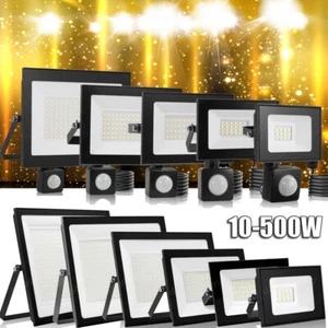 LED Fluter Außen Strahler Scheinwerfer DE 10W 20W 30W 50W 100W 200W 300W 500Watt - Bild 1 von 35