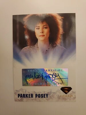 2006 Parker Posey Topps DC Superman Returns Authentic Autograph Card  Kitty Kowa - Image 1 of 4