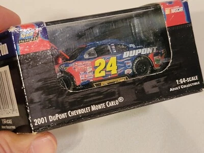 Jeff Gordon 2001 Dupont 1 DE 24.984 coche de carreras fundido a presión escala 1:64 sin usar, en caja perfecto 🥳 Foto 1 de 4