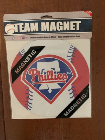MLB NIB 8 INCH AUTO MAGNET - Philadelphia Phillies Cover