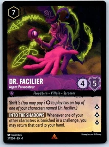 Dr. Facilier 37/204 Disney Lorcana Card - Picture 1 of 2