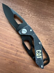 CAT Folding Skeleton Pocket Knife 2.25” Blade Model 980265 - Picture 1 of 8