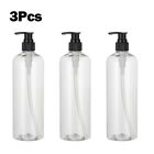 3pcs Soap Dispenser Shampoo Pump Bottles Cream Lotion Bottle Container 500ml