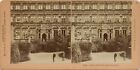 Germany Heidleberg The Castle, Photo Stereo Vintage Citrate 1897