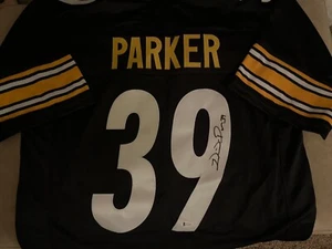 Pittsburgh Steeler Willie Parker Autogramm XL Trikot Beckett COA - Bild 1 von 3