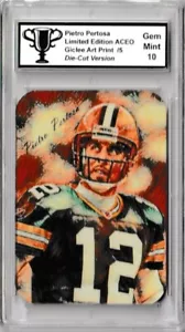 Aaron Rodgers 2017 Authentic Artist Signed Limited Edition Print Card 4 of 5 - Bild 1 von 4