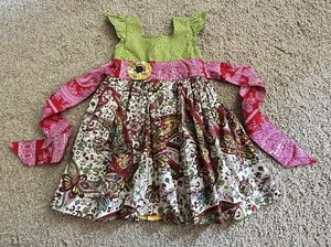 Moxie And Mabel Floral Lined Dress Size 3 - Picture 1 of 7