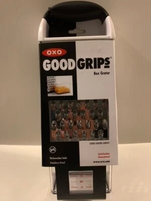 Rallador de caja de robo de acero inoxidable OXO Good Grips nuevo plateado Foto 1 de 3