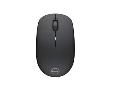 Dell Black Wireless Mouse-WM126 1000 dpi 3 Buttons Optical Scrolling wheel - Image 1 of 3