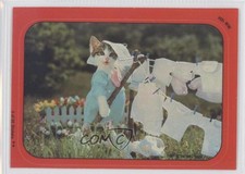 1983 Topps Perlorian Cats Stickers Satoru Tuda Clothesline Cats #5 0b6