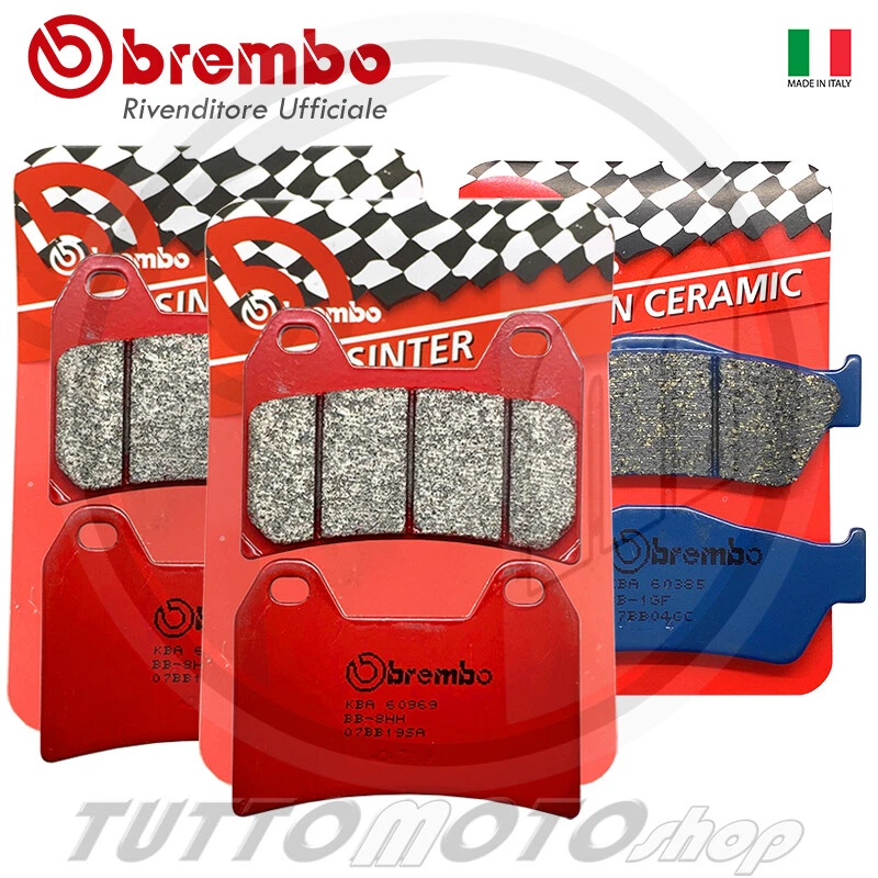 PASTIGLIE BREMBO MOTO GUZZI STELVIO 1200 2008-2015 Con/Senza Abs KIT ANT+POST. - Immagine 1 di 1