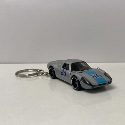 RARE KEY CHAIN SILVER PORSCHE 904 CARRERA GTS CUSTOM LIMITED EDITION 1964 1965 - Image 1 of 2