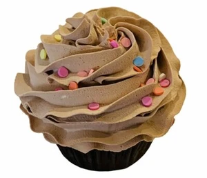 Cupcakes y pasteles falsos comida artificial chocolate confeti cupcake - Imagen 1 de 6