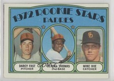 1972 Topps 1972 Rookie Stars Darcy Fast Derrel Thomas Mike Ivie #457 Rookie RC