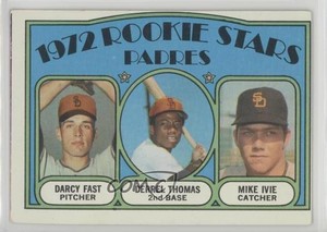 1972 Topps 1972 Rookie Stars Darcy Fast Derrel Thomas Mike Ivie #457 Rookie RC