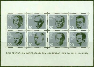 GERMANY (GFR) -1964–NAZI RESISTANCE -VF** - Picture 1 of 1