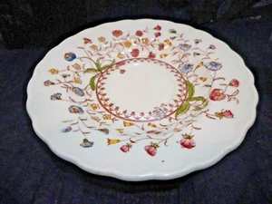 Vernon Kilns Desert Bloom 1950's China Coffee Cup Saucer Flower Scalloped Side - Picture 1 of 12