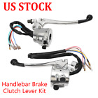 US Handlebar Brake & Clutch Lever Kit For Honda S90 CT70 CL70 CL90 CB100 CL100