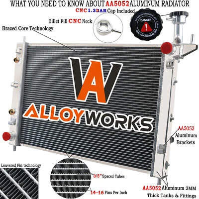 Aluminum Radiator For 07-17 Chevy Traverse GMC Acadia Buick Enclave 3.6L V6 2009 — 第 1/4 张图片