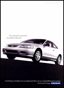 2002 Honda Accord Coupe Original Advertisement Print Car Art Ad J747 - Picture 1 of 1
