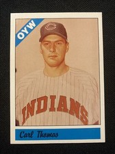 1983 Larry Fritsch One Year Winners Series 3 #115 CARL THOMAS Cleveland Indians
