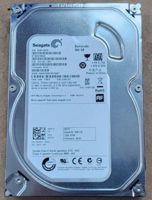 Dell 9CF26 500GB 7.2K RPM 6Gbps 3.5" SATA Hard Disk Drive HDD - Image 1 of 3