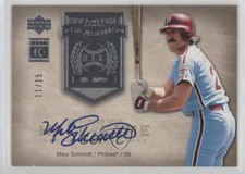 2005 Upper Deck Hall of Fame Seasons Silver /15 Mike Schmidt #HFS-MS3 Auto HOF