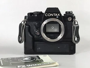Corpo fotocamera reflex pellicola 35 mm CONTAX 139 QUARZO con avvolgitore Yashica FX - funziona benissimo - Foto 1 di 21