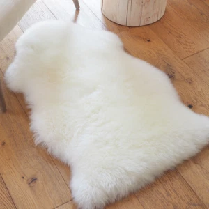 TARRAMARRA® Wool Rug Australian Sheepskin Wool Rug Lambskin Ivory Multiple Sizes - Picture 1 of 9