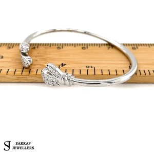 Brazalete de boxeo de plata esterlina 925 sólido para niños bebés guante de bautizo NUEVO* - Imagen 1 de 7