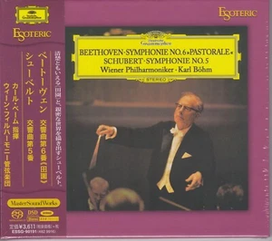 ESOTERIK SACD ESSG-90191 Beethoven Symphonie Nr. 6 Schubert Nr. 5 Karl Bohm Neu - Bild 1 von 2