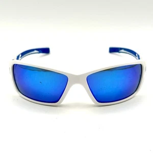 PMX Velar PZ87+ Sonnenbrille verspiegelte blaue Gläser weißes Gestell gummierte Bügel - Bild 1 von 15