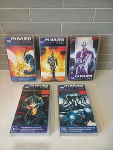 The Guyver Bioboosted Armor Vintage VHS X 5 Data Pack 1 2 3 4 5 6 9 10 11 Manga - Imagen 1 de 12