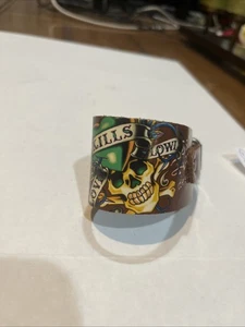 Don Ed Hardy Manschette " Love Kills Slowly" Design - Bild 1 von 7