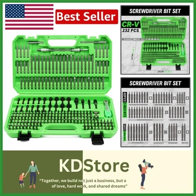 232-Piece Professional Screwdriver Bit Set with Quick Release & Security Bits - Image 1 of 4