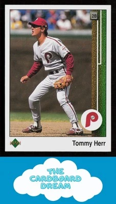 Tommy Herr 1989 Upper Deck #720 Philadelphia Phillies Baseball Card - Image 1 of 2