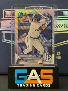 2025 Bowman - Chrome Prospects Emilien Pitre #BCP-83 Wave Refractor /350 (RC) - Bild 1 von 2
