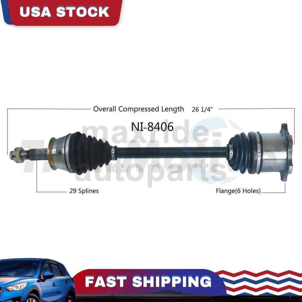 Rear Right Passenger Side CV Axle Joint Fits 2002 2003 2004 2005 INFINITI Q45 - Image 1 of 1