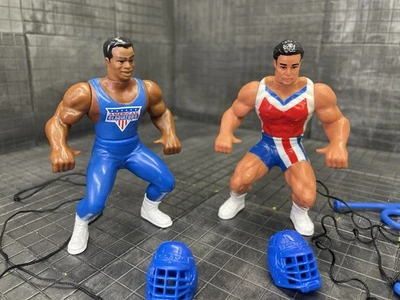 Lote De 2 Figuras De Acción American Gladiators 1991 De Colección Foto 1 de 2