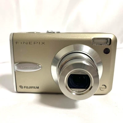 FUJIFILM FinePix F30 6.3MP Digital Camera Silver Compact Used Japan Tested - Image 1 of 4