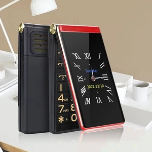 Flip Phone Unlocked For Seniors 2G Gsm Phone With Backlight Large Buttons PLM - Picture 1 of 12