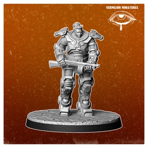 Frame Armor B  | Armor Workshop | Vermillion | D&D Wargaming 3D Printed Mini - Picture 1 of 1