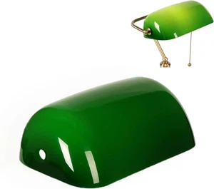 Verde Paralume Vetro Ricambio, Paralume per Lampada Da Tavolo, Lampada Da Terra, - Foto 1 di 12