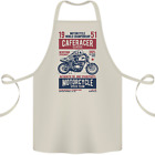 Biker Cafe Racer 1951 Motorrad Baumwolle Schrze 100% Bio