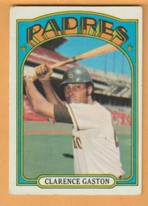 Cito Gaston San Diego Padres 1972 Topps #431 Corpus Christi Texas - Imagen 1 de 2